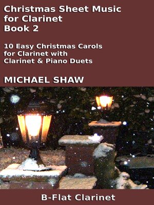 cover image of Christmas Sheet Music for Clarinet--Book 2